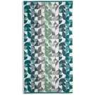 Habitat Geo Shape 4 Piece Towel Bale - Blue & Grey