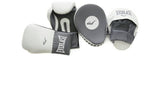 Everlast Boxercise Kit White Grey Boxing Training Set Size H32xW38xD32cm