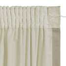 Habitat Herringbone Fully Lined Pencil Pleat Curtains -Cream