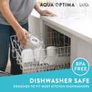 Aqua Optima Liscia water filter jug white 2.5L - British product