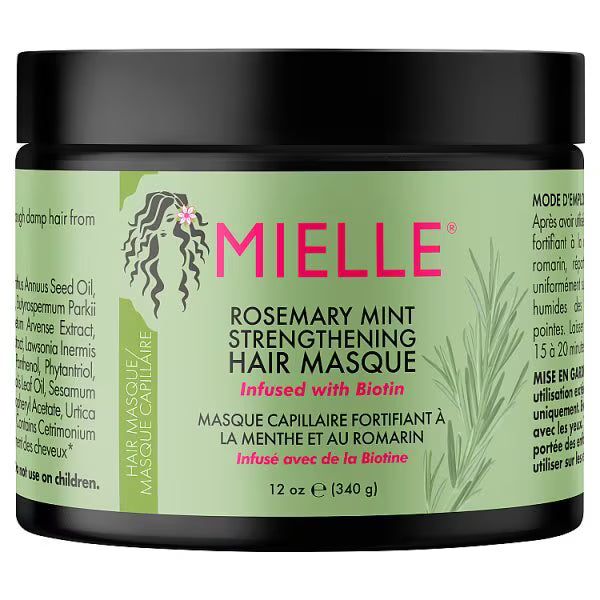 Mielle Rosemary Mint hair masque 340g, imported from the UK