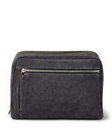 Brunello Cucinelli Suede Wash Bag