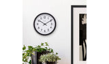 Acctim Elstow Retro Analogue Wall Clock - Black