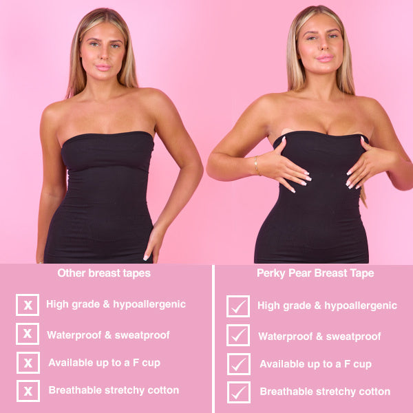 Perky Pear Sweetheart Boob Tape A-C Beige, imported from the UK