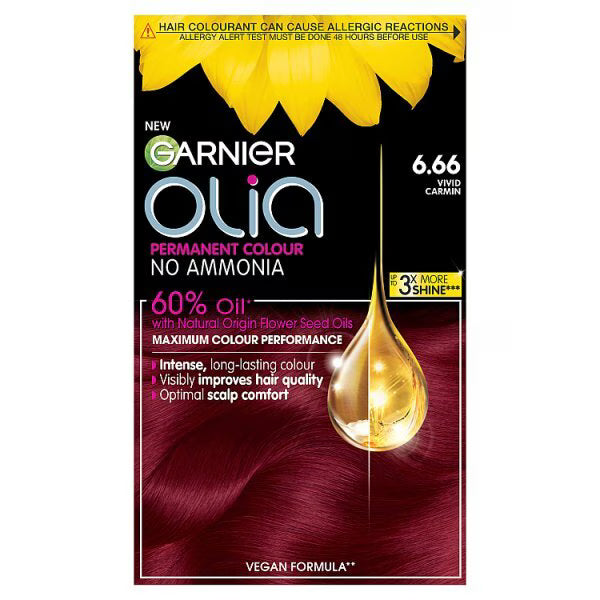 Garnier Olia red permanent hair dye 120ml, UK version