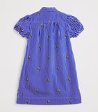 Ralph Lauren Kids Cotton Stripe Polo Bear Dress (2-7 Years), imported from the UK