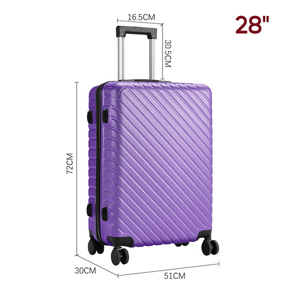 Livingandhome Travel Suitcase Hardside 28-inch, UK version