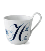 Royal Copenhagen Fluted Alphabet Porcelain Coffee Mug