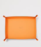 Smythson Large Panama Rectangular Leather Trinket Tray (British brand)