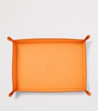 Smythson Large Panama Rectangular Leather Trinket Tray (British brand)