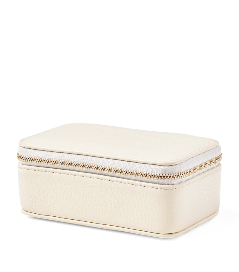 Aspinal of London medium leather travel jewellery box - British product