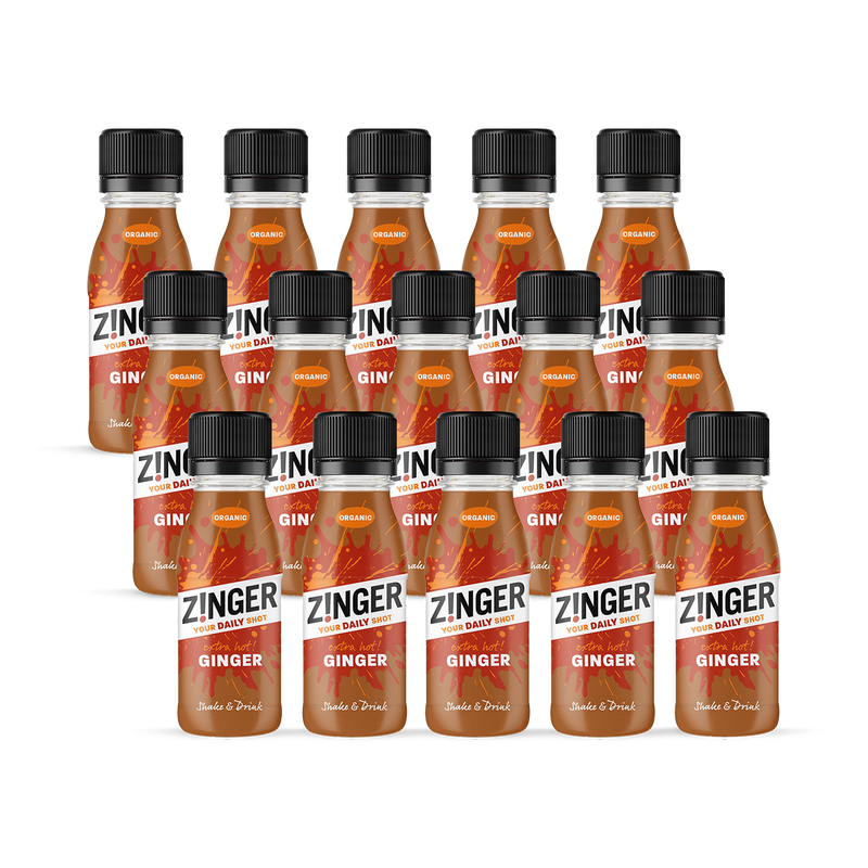 James White ginger shot extra hot 15 x 70ml, imported from the UK