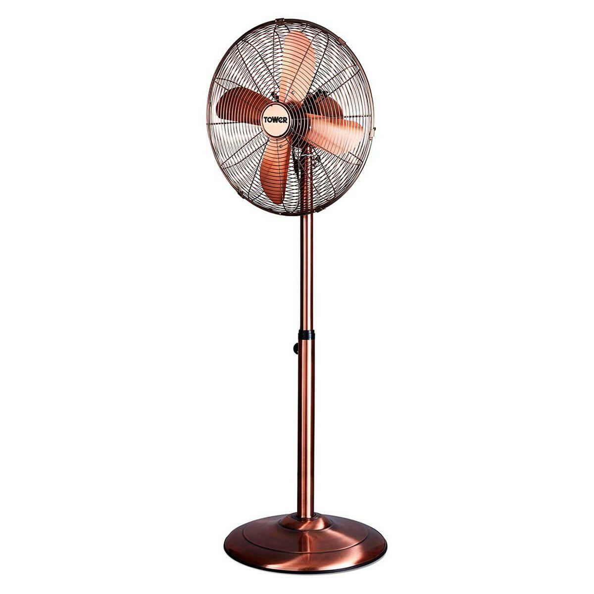 Tower 16"Pedestal Cooling Fan in Copper and 3 Speeds GOODS Boots