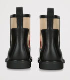 Burberry Kids Leather Sidney Ankle Boots - British product