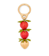 LOEWE Calfskin Strawberry Bag Charm
