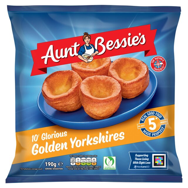 Aunt Bessie's 10 Glorious Golden Yorkshire Puddings 190g - McGrocer