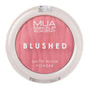 MUA Blushed Matte Powder Dusky Rose, imported from the UK