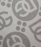 Dolce&Gabbana Casa Wool Logo Jacquard Throw (140cm x 180cm)