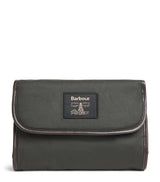 Barbour Wax Hanging Wash Bag Travel Toiletry Bag