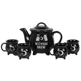 Something Different Witches Brew Ceramic Tea Pot Set