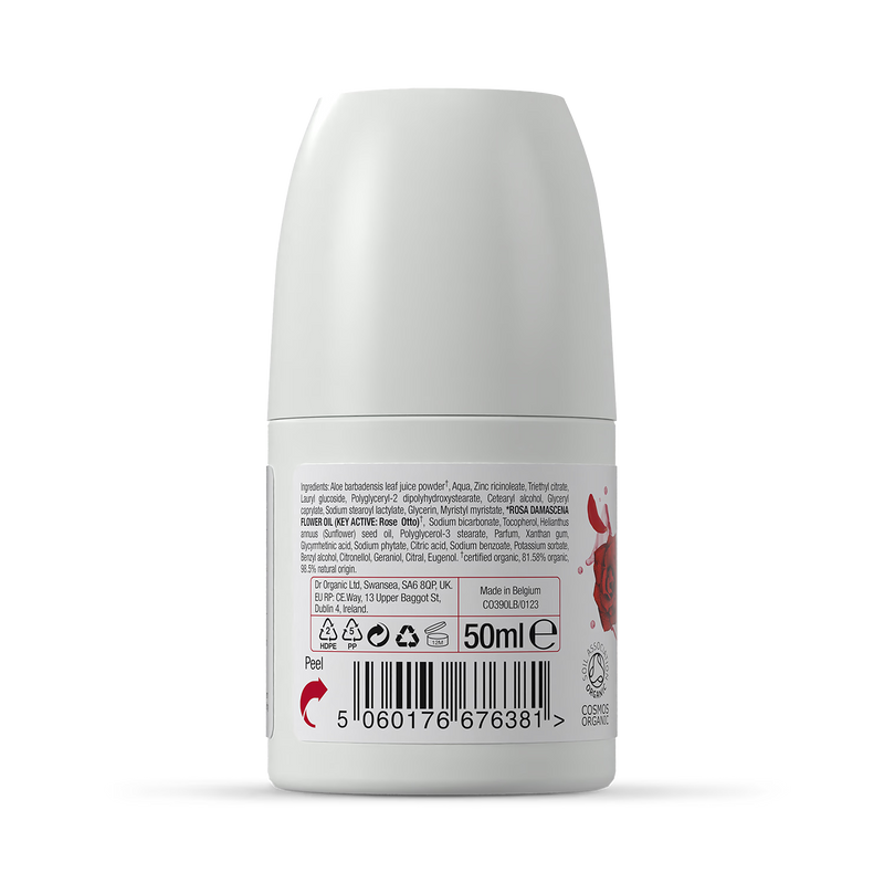 Dr Organic Rose Otto Deodorant 50ml