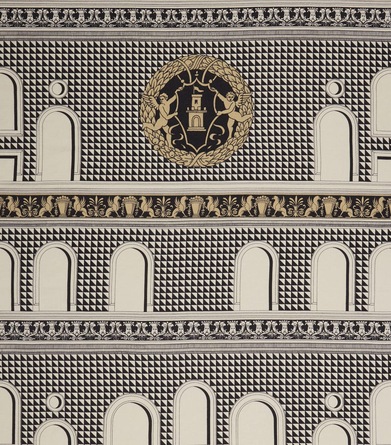 Fornasetti Plaid Facciata Throw 140cm x 200cm - British product