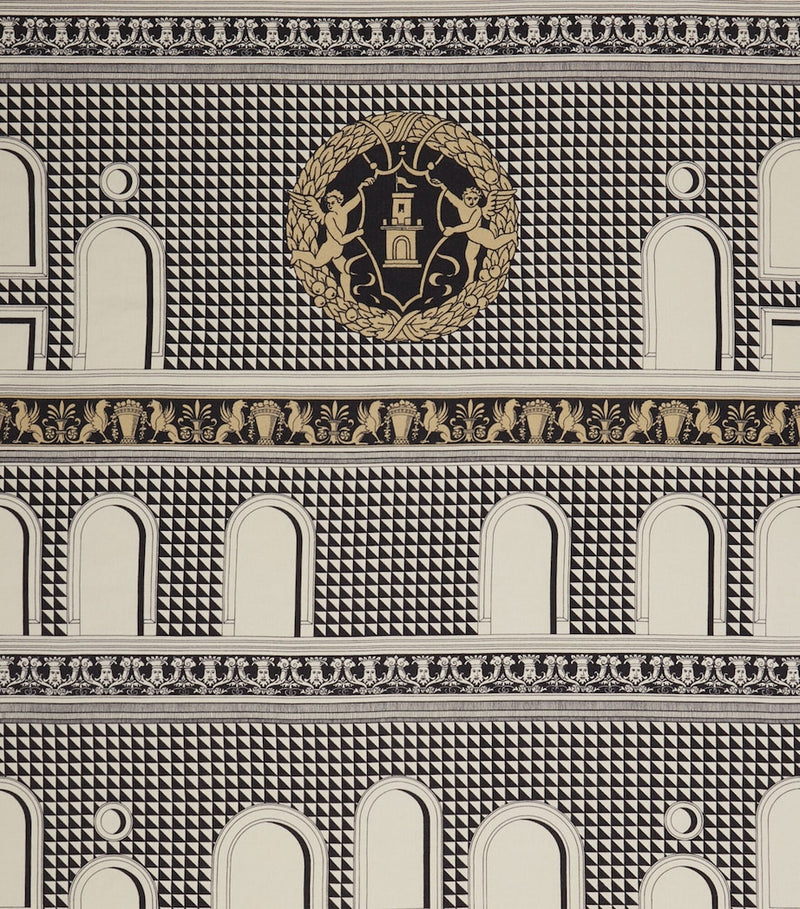 Fornasetti Plaid Facciata Throw 140cm x 200cm - British product
