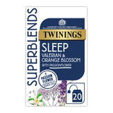 Twinings Superblends Sleep Valerian & Orange Blossom Tea Bags x20 30g All tea Sainsburys