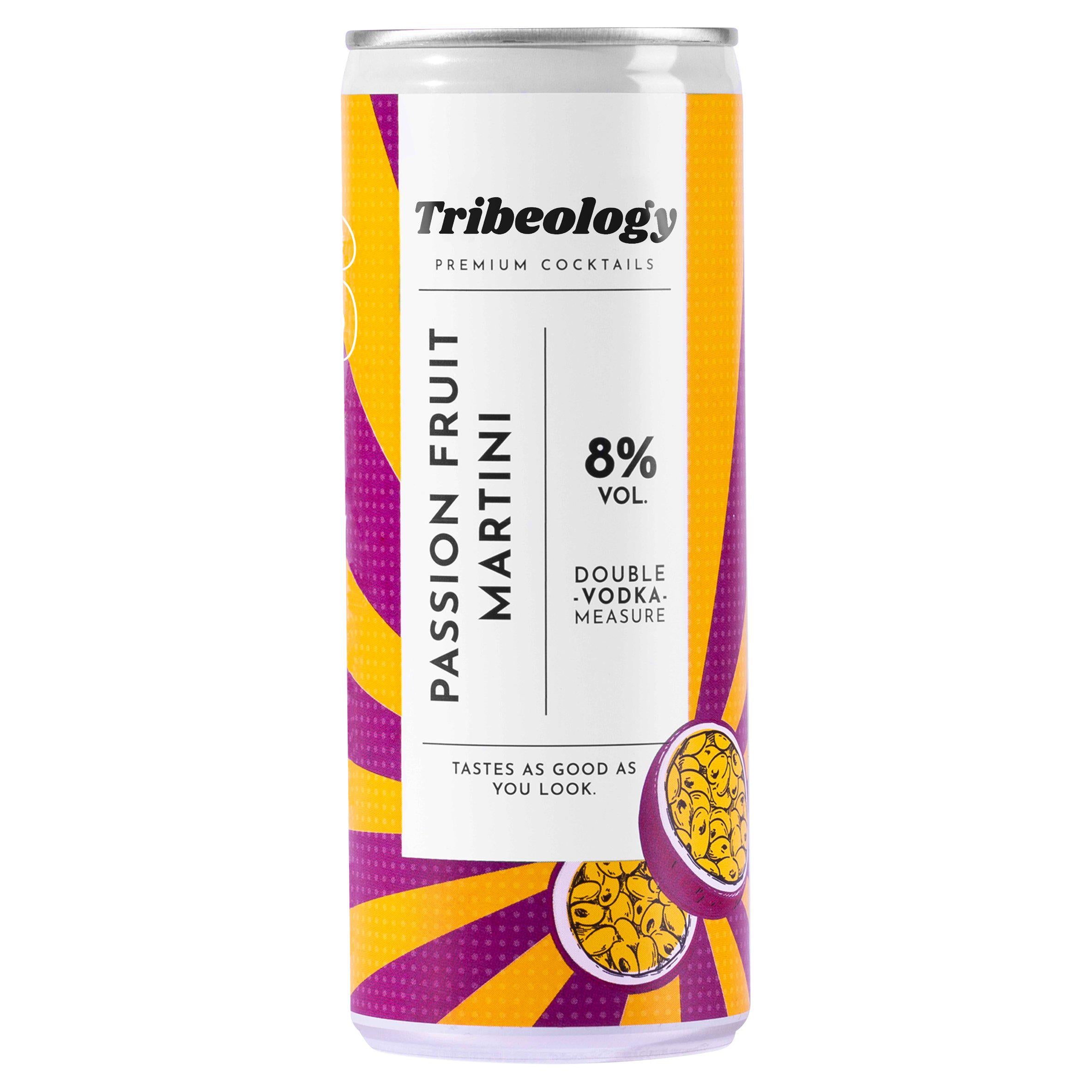 Tribeology Premium Cocktails Passion Fruit Martini 250ml GOODS Sainsburys