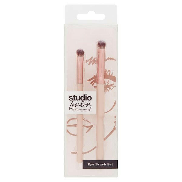 Studio London 2 Piece Eye brush set GOODS Superdrug