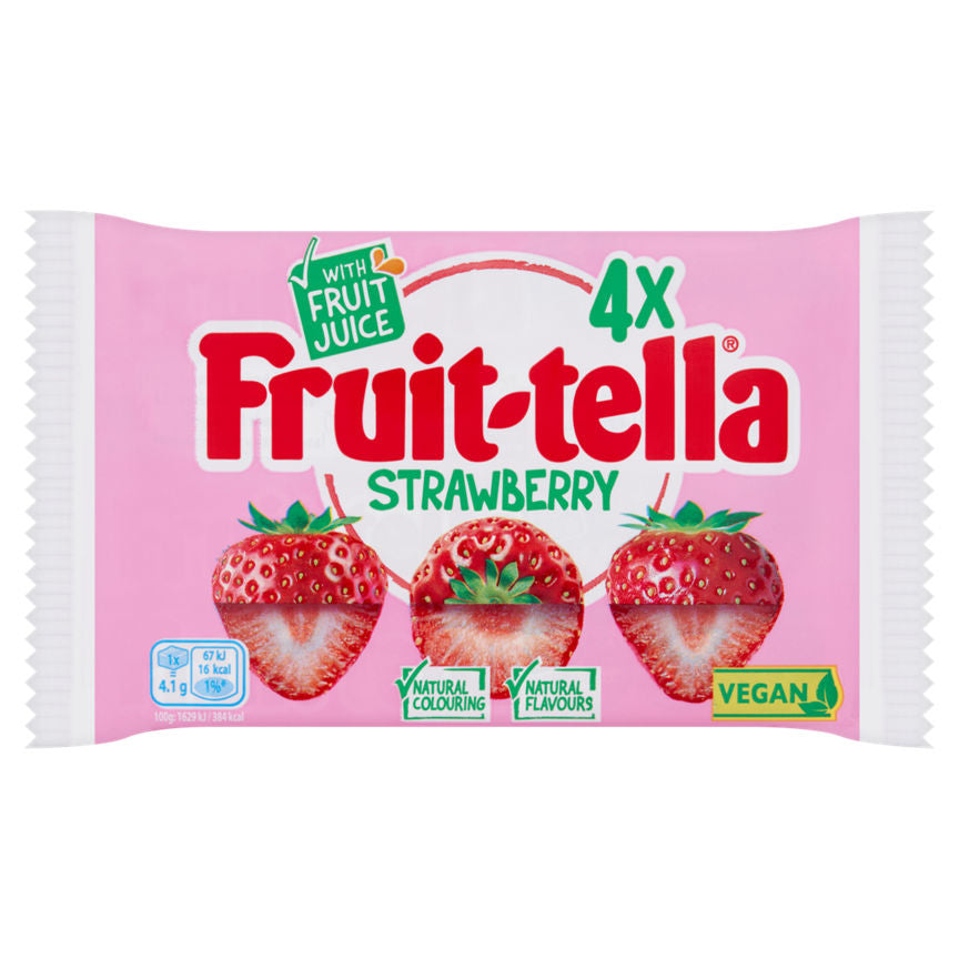 Fruittella Strawberry 4 x 41g - McGrocer