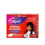 Calpol 6+ Years Fastmelts Strawberry Flavour Tablets 12s