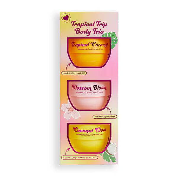 I Heart Revolution Tropical Trip Body Cream Trio UK version