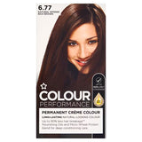 Superdrug Colour Performance 6.77 Natural Rich Brown Permanent Hair Dye