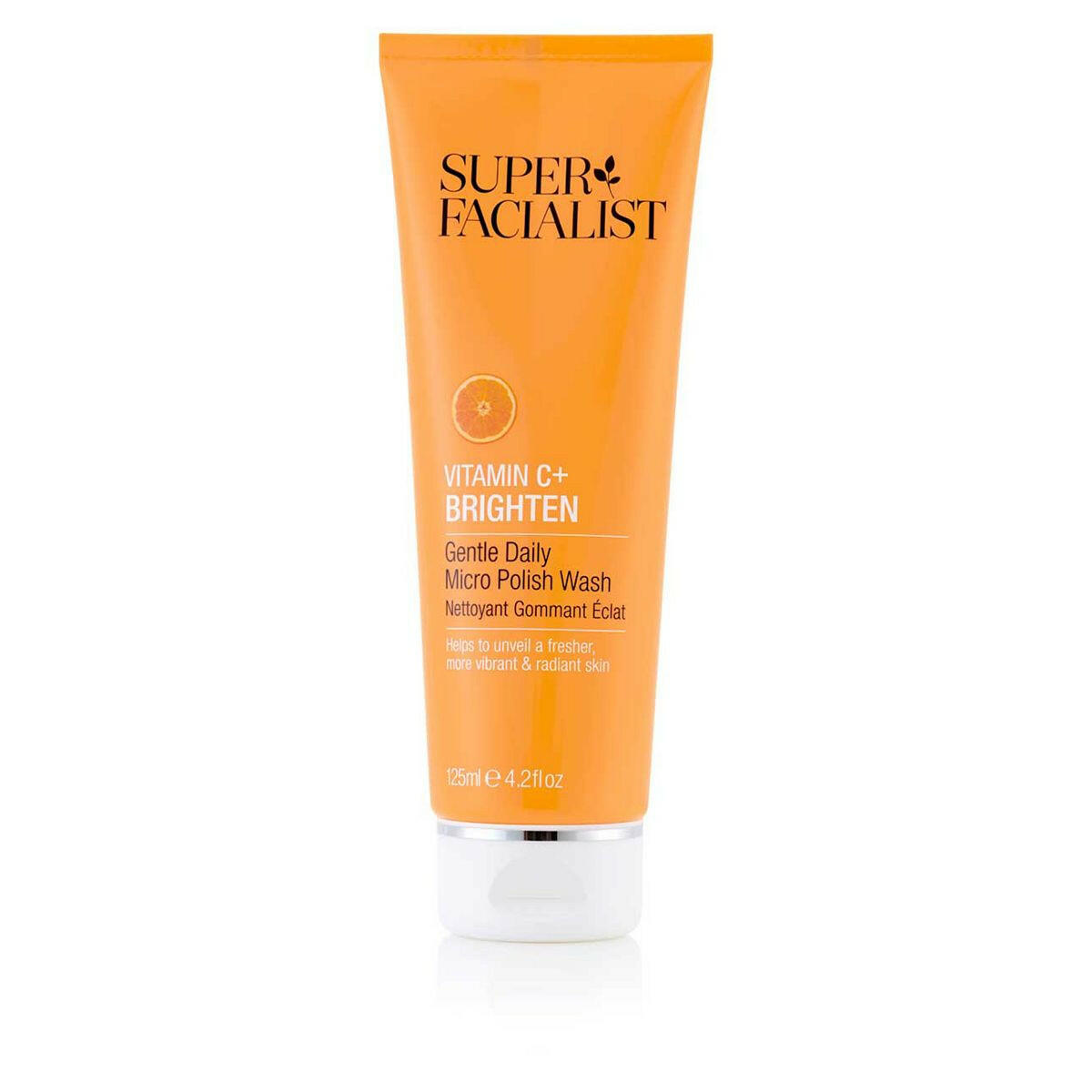 Superfacialist Vitamin C+ Gentle Daily Micro Polish Wash 125ml GOODS Boots