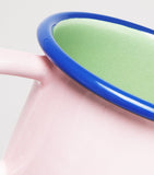 Harrods bold color enamel mug, UK version