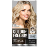 Colour Freedom Hair Colour 10.21 Lightest Extra Ash Blonde Permanent Kit