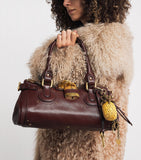 Chloé raffia pineapple bag charm - British product