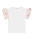 Billieblush Cotton Tulle-Sleeve T-Shirt (3-12 Years)