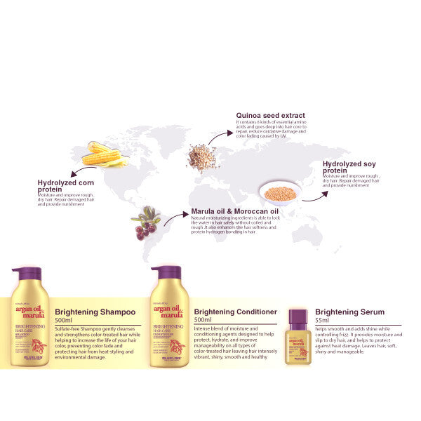 Luxliss Brightening Shampoo 500ml, imported from the UK