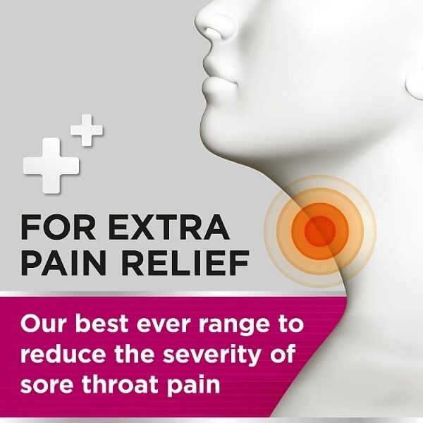 Strepsils Extra Cherry Throat & Pain Relief Lozenges 24s GOODS Superdrug