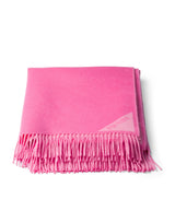 Prada Wool-Cashmere Jacquard Logo Throw Blanket