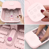 Rio foldaway foot bath spa pink - British product