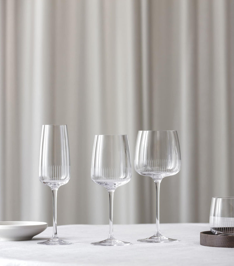 Villeroy & Boch Set of 4 Crystal Afina White Wine Glasses (125ml)