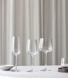 Villeroy & Boch Set of 4 Crystal Afina White Wine Glasses (125ml)