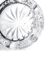 Set of 4 Crystal Handcrafted Tumblers with Diamond Karo Cuts, 249ml Capacity