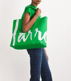 Harrods Large Cotton Logo Tote Bag