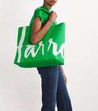 Harrods Large Cotton Logo Tote Bag