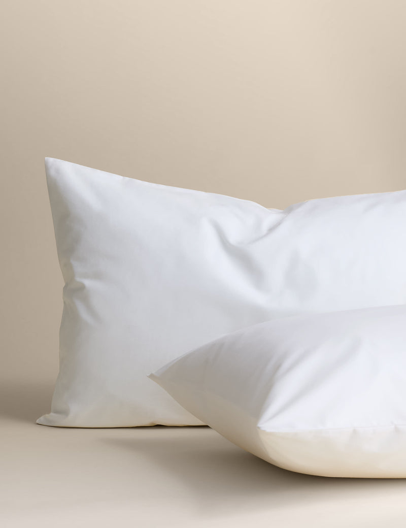 Cotton-rich pillowcases 2 pack 76x48cm - British product