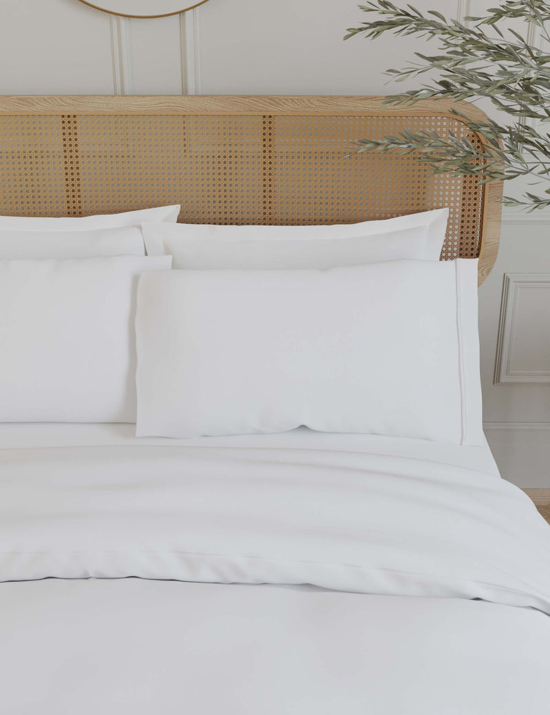 Egyptian cotton 230 thread count pillowcases 2 pack - British product